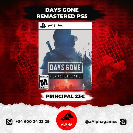 DAYS GONE REMASTERED PS5 PRINCIPAL